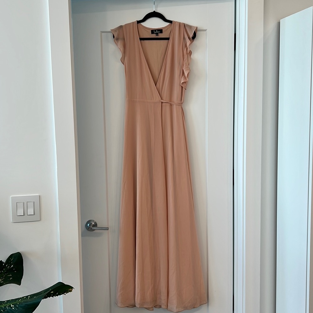 Lulus Size M Rose Pink or Peach Dress for Wedding/Bridesmaid